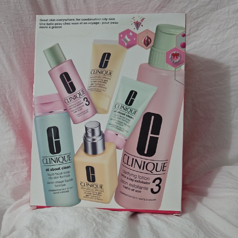 Clinique Skincare Collection - Pink, Yellow, Mint
